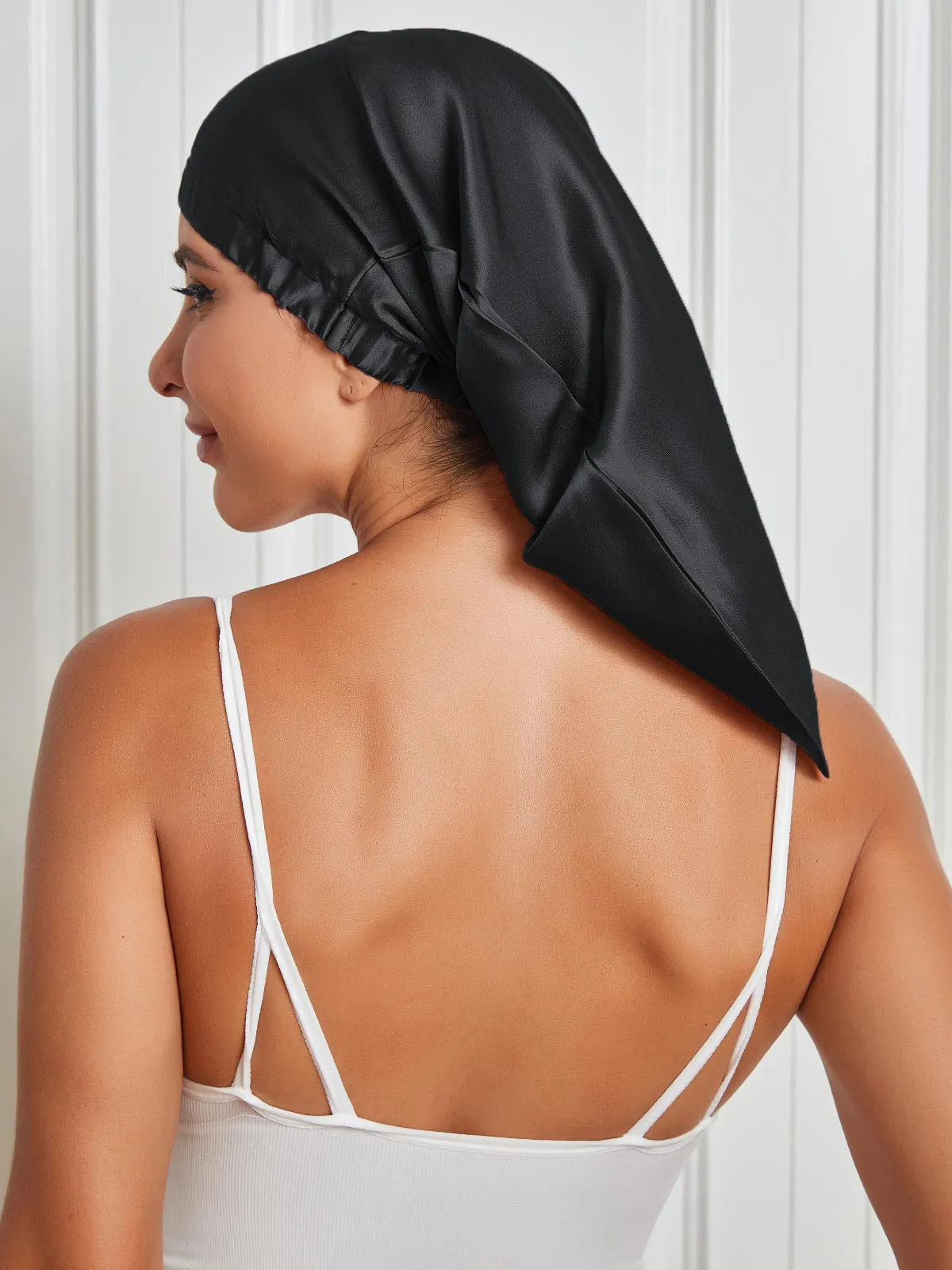 Silk Elegant Night Hair Bonnet